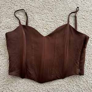 Zara corset top